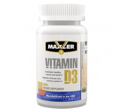 Maxler Vitamin D3 1200 IU 180 tabs