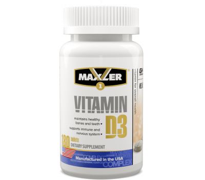 Maxler Vitamin D3 600 IU 240 tabs в SpartaFood