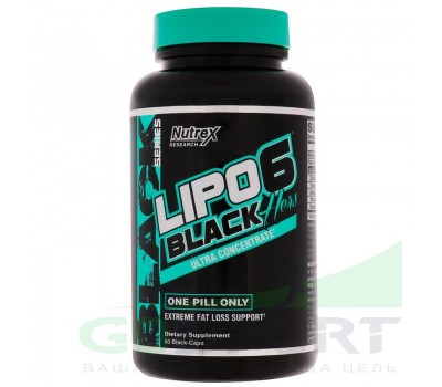 Nutrex Lipo-6 Black HERS Ultra Concentrate 60 caps
