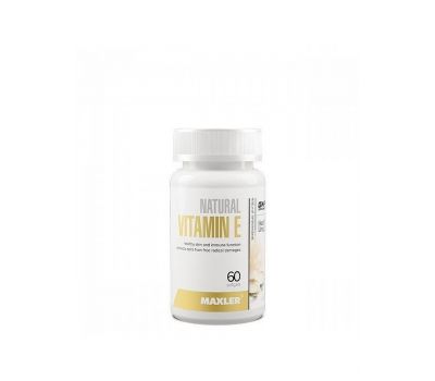 Maxler Vitamin E Natural form 150mg 60 softgels в SpartaFood