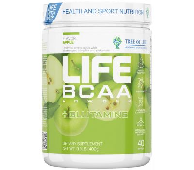 Life BCAA + Glutamine 400g (яблоко)