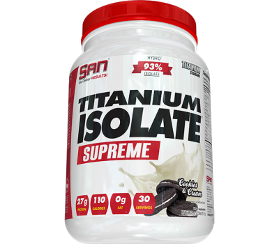 SAN Titanium Isolate Supreme 903g (Cookies & Cream)