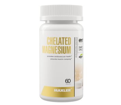 Maxler Chelated Magnesium 60 tabs (Bisglycinate Chelate form) в SpartaFood