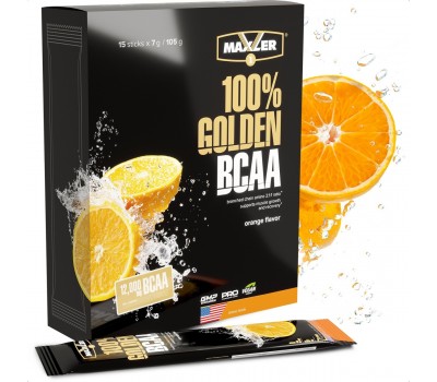 Maxler 100% Golden BCAA 7 g (green apple)