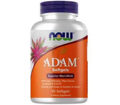 NOW Superior Men's Multi Vitamins ADAM 90 caps в SpartaFood