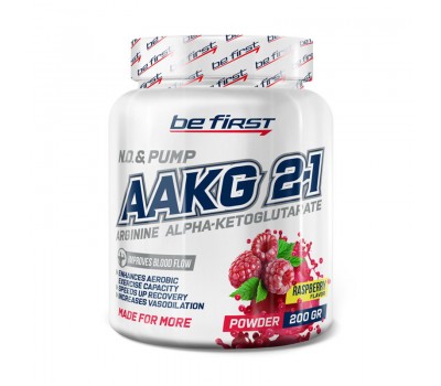 Be First AAKG powder 200g (Малина)